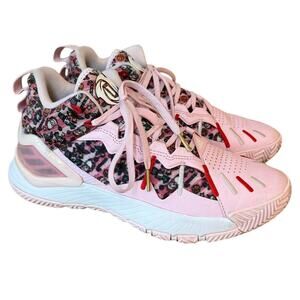Adidas D Rose Son of Chi Christmas Basketball Shoes Pink Santa Snowman Size 7